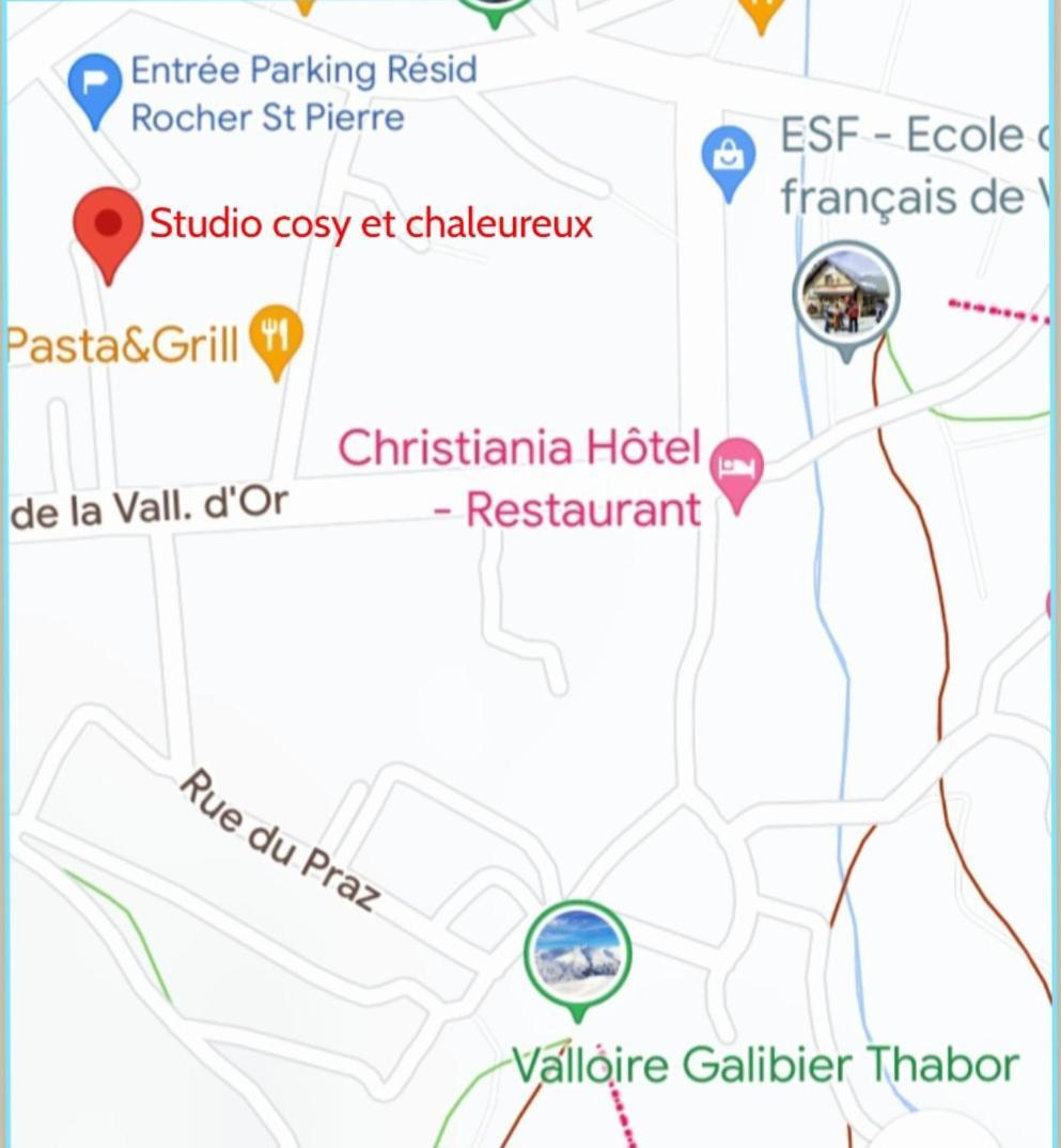 Studio Cosy Et Chaleureux Valloire Eksteriør bilde